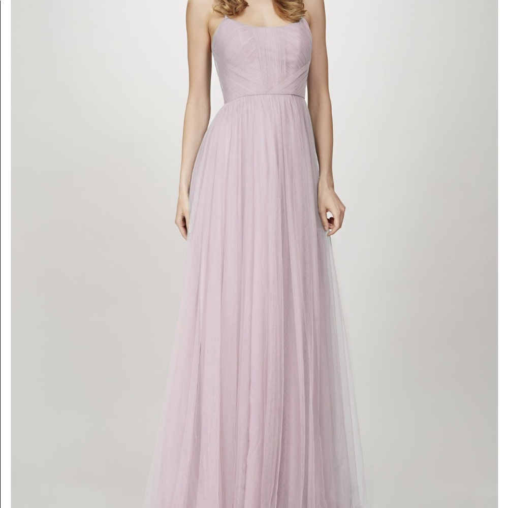Theia Tulle Bridesmaid Dress in Thistle